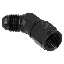 AN 45° Adapter Hona / Hane Vridbar - Svart QSP